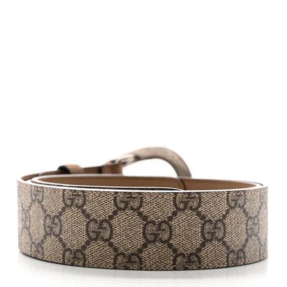 GUCCI  GG Supreme Monogram Suede Dionysus 40mm Belt 95 38 Beige Taupe main image 7